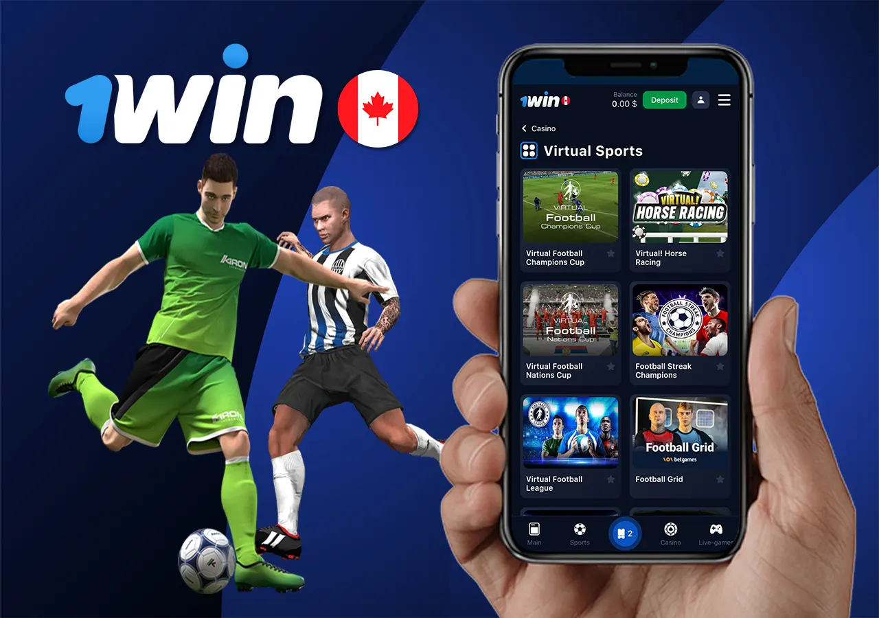 Bet on virtual sports games at win 1 CA online