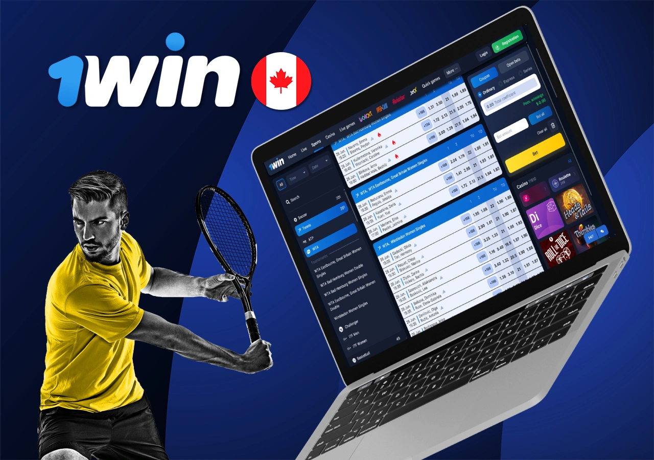 Lots of options for betting on tennis